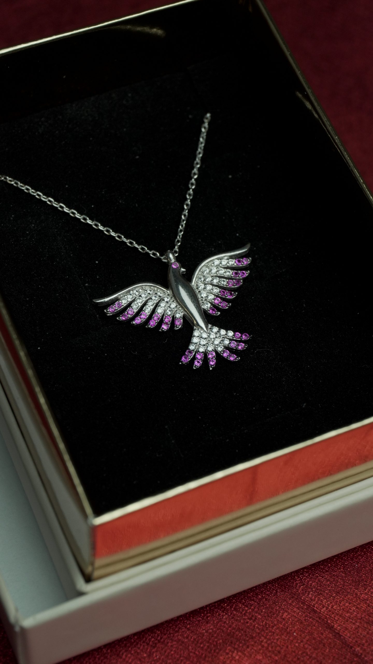 Phoenix Sterling Silver 925 - Pink Color