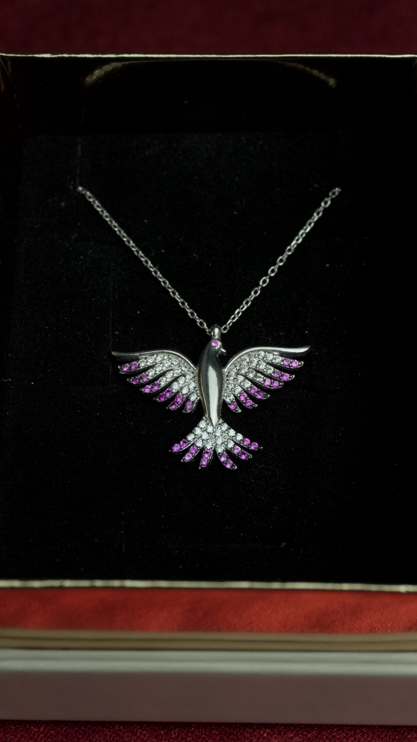 Phoenix Sterling Silver 925 - Pink Color