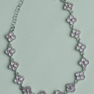 Clover Pink Quartz Bracelet