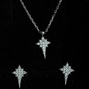 North Star Necklace & Earrings Set North Star Necklace & Earrings Set