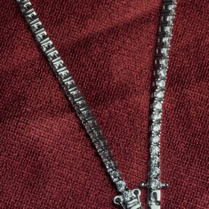 Tennis Bracelet Sterling Silver Waterway Bracelet - Silver