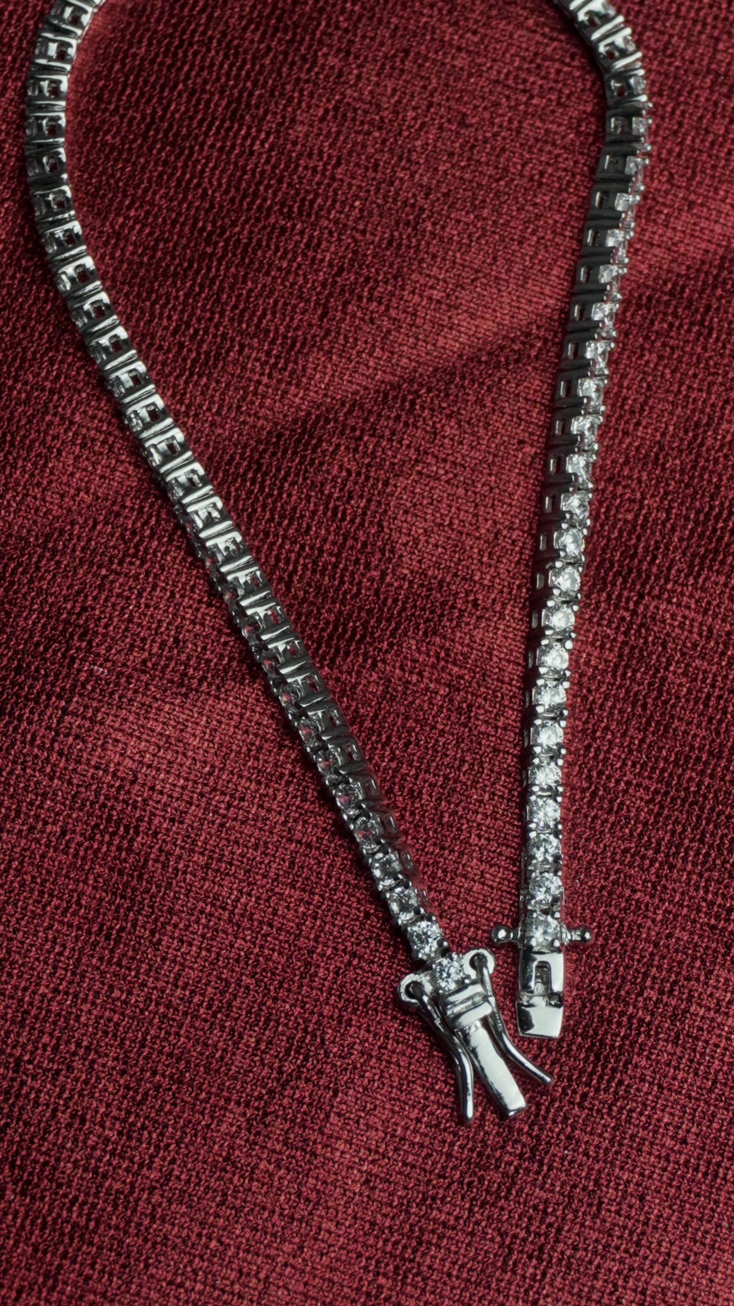 Tennis Bracelet Sterling Silver Waterway Bracelet - Silver