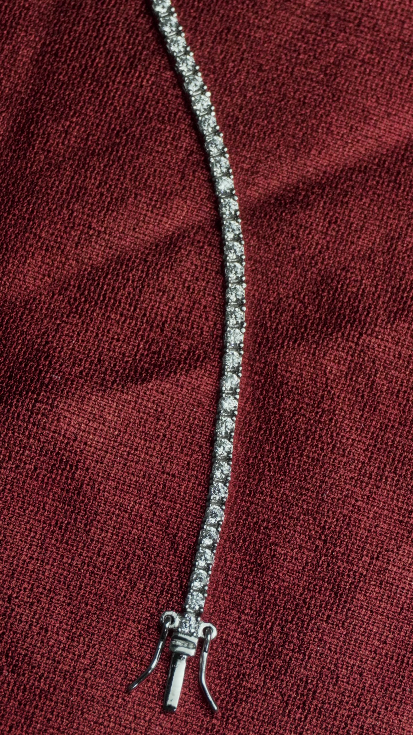 Tennis Bracelet Sterling Silver Waterway Bracelet - Silver