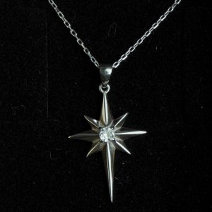 North Star Necklace Silver